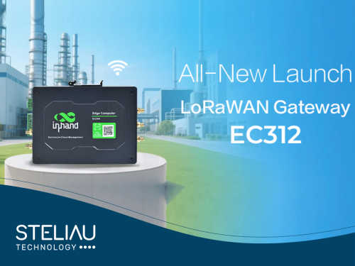 Product image EC312 LoRaWAN Gateway: Edge Computer, multi-link redundancy, remote management, 2,000 node coverage, ideal for industrial computing.